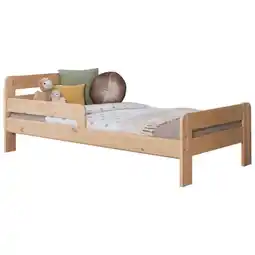 Möbelix Bett Bennet Naturfarben inkl. Matratze, Rollrost, 90x200 cm Angebot