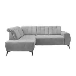 Möbelix Ecksofa mit USB Anschluss Sano, Silberfarben, S: 200x261 cm Angebot