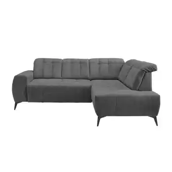 Möbelix Ecksofa mit USB Anschluss Sano, Anthrazit, S: 261x200 cm Angebot