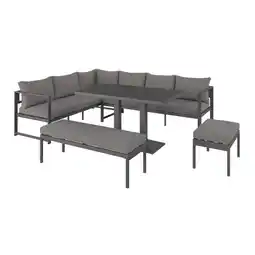 Möbelix Loungegarnitur 4-Tlg Medan Metall/Kunststoff mit Kissen Angebot