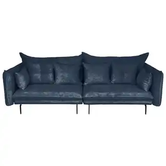 Möbelix 2-Sitzer-Sofa Sing Blau Cord B: 262 cm Angebot