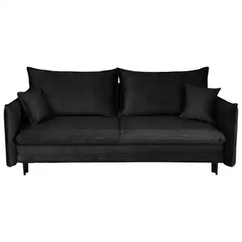 Möbelix Schlafsofa mit Bettkasten Melody Schwarz B: 216 cm Angebot