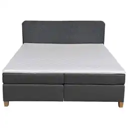 Möbelix Boxbett mit Topper Rolf Dunkelgrau 180x200 cm Angebot