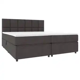 Möbelix Boxspringbett mit Topper Garda 180x200 cm Dunkelgrau Angebot