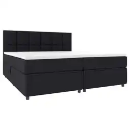 Möbelix Boxspringbett mit Topper Garda 140x200 cm Schwarz Angebot