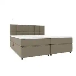 Möbelix Boxspringbett mit Topper Garda 180x200 cm Braun Angebot