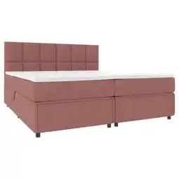 Möbelix Boxspringbett mit Topper Garda 160x200 cm Altrosa Angebot