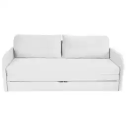 Möbelix Schlafsofa mit Bettkasten Milan Weiß B: 203 cm Angebot