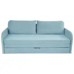 Möbelix Schlafsofa mit Bettkasten Milan Hellblau B: 203 cm Angebot