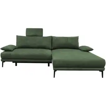 Möbelix Ecksofa mit Bettkasten Lagacy 260x192 cm Webstoff Grün Angebot