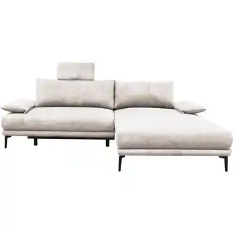 Möbelix Ecksofa mit Bettkasten Lagacy 260x192 cm Webstoff Weiß Angebot