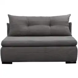 Möbelix Schlafsofa mit Bettkasten Yellow B: 154 cm Cord Grau Angebot