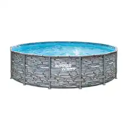 Möbelix Aufstellpool Rund mit Leiter D: 427 cm Angebot