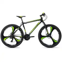 Möbelix Mountainbike Hardtail Schwarz-Grün, 26 Zoll Angebot