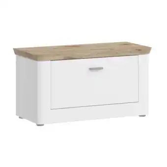 Möbelix Garderobenbank Michigan B:79 cm 1 Klappe Weiß Angebot