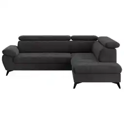 Möbelix Ecksofa mit Bettkasten Hudson 256x207 cm Schlammfarben Angebot