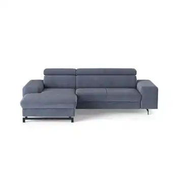 Möbelix Ecksofa mit Bettkasten Emma Blau 165x267 cm Angebot