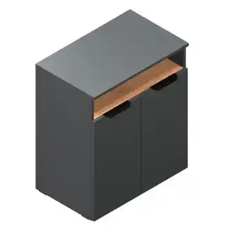 Möbelix Aktenschrank Carlos 2-Türig Eiche Artisan, B: 64,5 cm Angebot