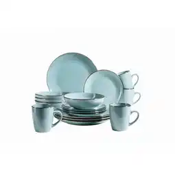 Möbelix Kombiservice Metallic Rim 4 Personen Geschirr Set Angebot