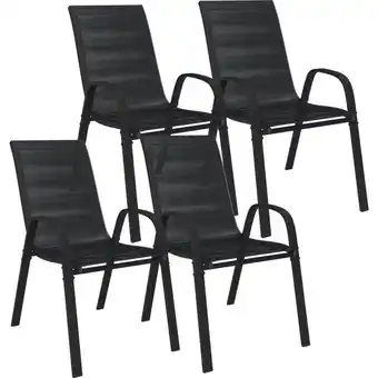 Möbelix Gartensessel Paula 4er Set Metall/Textil Angebot