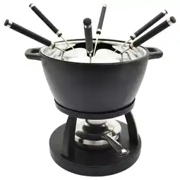 Möbelix Fondueset Schwarz, 10-teilig Angebot