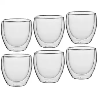 Möbelix Kaffeglas Transparent, 6-teilig Angebot