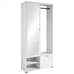 Möbelix Garderobe Dino Weiß Matt B: 90 cm Angebot