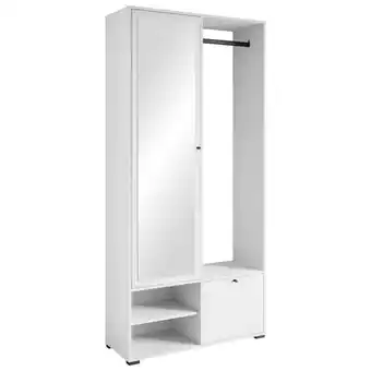 Möbelix Garderobe Dino Weiß Matt B: 90 cm Angebot