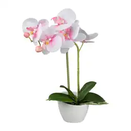 Möbelix Kunstpflanze Orchideen Rosa, Topf: Weiß, H: 33 cm Angebot