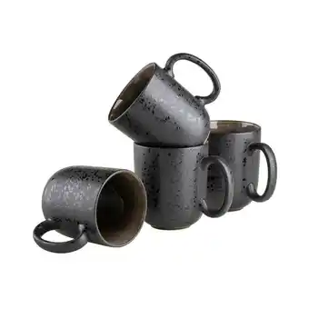 Möbelix Kaffeebecherset Niara 4--Teilig. Steinzeug Angebot