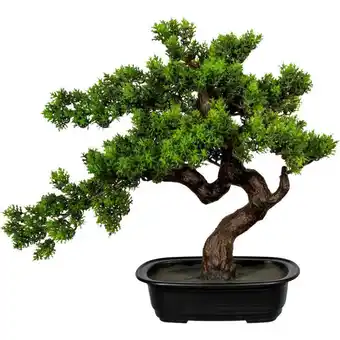 Möbelix Kunstpflanze Bonsai Braun/Grün/Schwarz, 40 cm Angebot