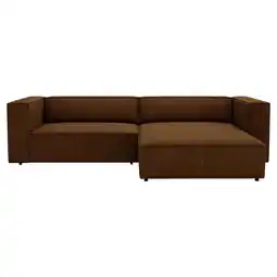 Möbelix Ecksofa Arona Braun 278x68 cm Angebot