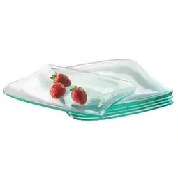 Möbelix Dessertteller Glas Transparent 6er-Set La Musica ca. 21 cm Angebot