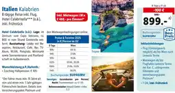 Lidl Reisen Italien Kalabrien Angebot