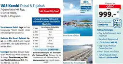 Lidl Reisen VAE Kombi Dubai & Fujairah Angebot