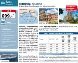 Lidl Reisen Mittelmeer Kreuzfahrt Angebot