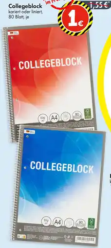 TEDi Collegeblock Angebot