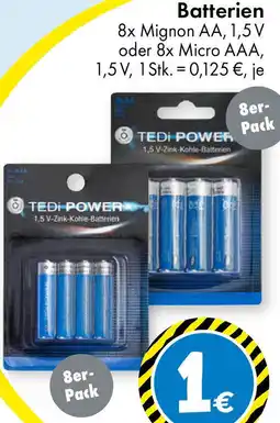 TEDi Batterien Angebot