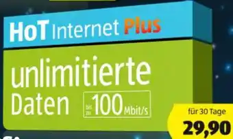 Hofer unlimitierte Daten Angebot