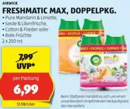 Hofer Freshmatic max, doppelpkg Angebot