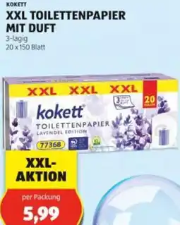 Hofer Xxl toilettenpapier mit duft Angebot