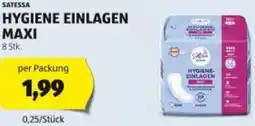 Hofer Hygiene einlagen maxi Angebot