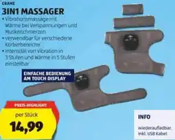 Hofer 3in1 massager Angebot