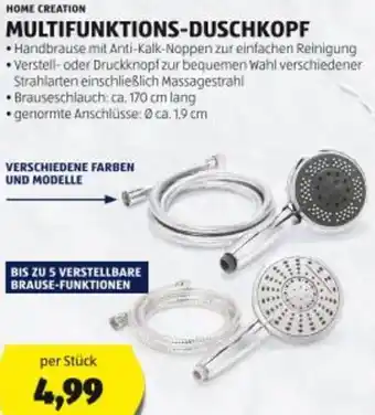 Hofer Multifunktions-duschkopf Angebot