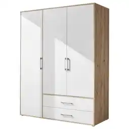 Möbelix Kleiderschrank 3trg Lembo San Remo/weiß B: 155 Cm Angebot