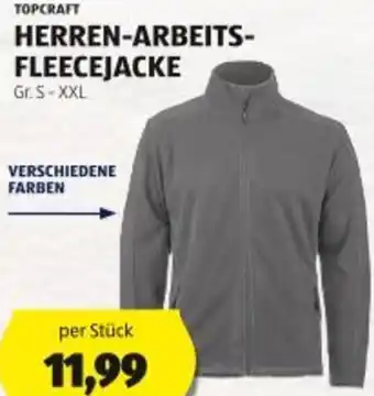 Hofer Herren-arbeits- fleecejacke Angebot