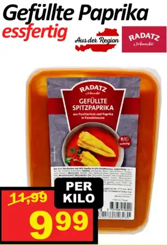 Wurstico Gefüllte Paprika Angebot