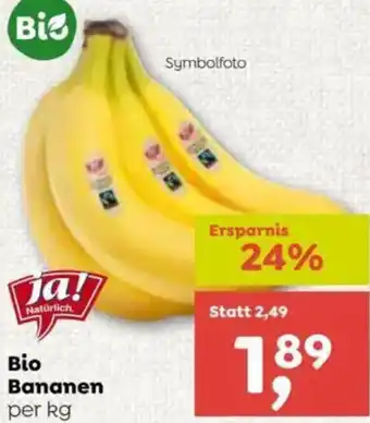 ADEG Bio Bananen Angebot