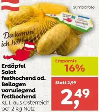 ADEG Erdäpfel Salat festkochend od. Beilagen vorwiegend festkochend Angebot