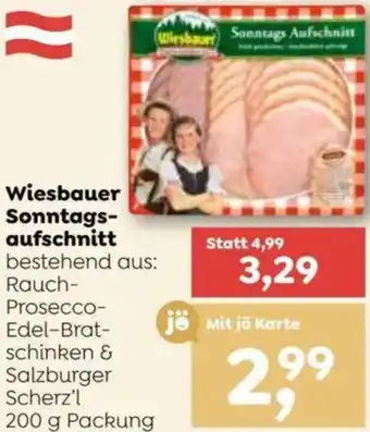 ADEG Wiesbart Sonntags Aufschnitt Angebot